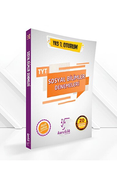 Karekök Yayınları Yeni Bas. Karekök Yayınları Güncel TYT Sosyal Bilimler Dene...