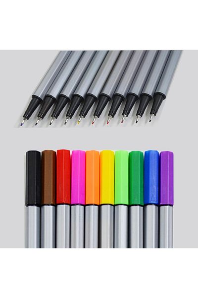 Smart Kids Fineliner Pen 10 Colors