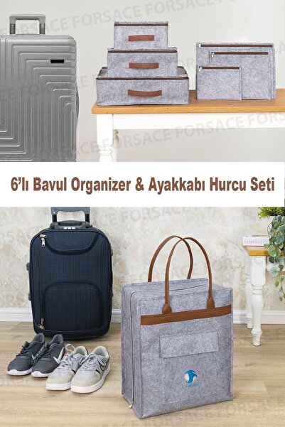 E-LİFE HOME Набір для підготовки до подорожі Сірий