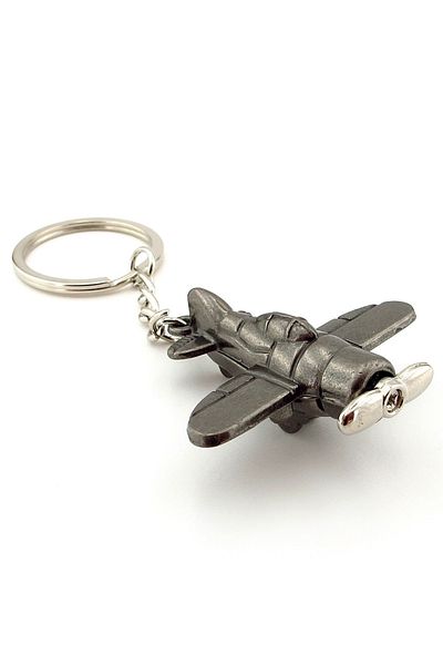 Solfera Spitfire Propeller Aircraft World War II Metal Keychain KC070