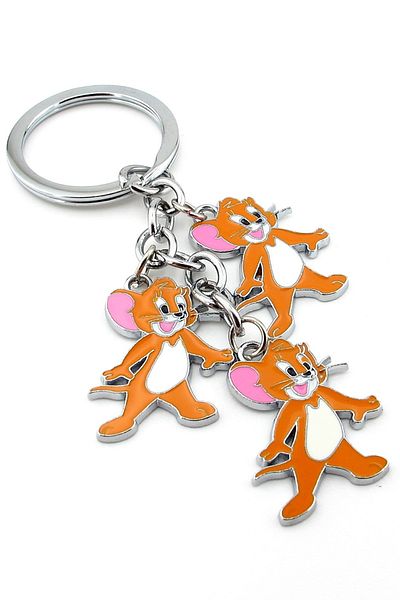 Solfera Tom and Jerry Mouse Jerry Dangle Metal Keychain KC034