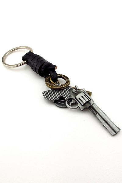 Solfera Leather Metal Keychain - Revolver Altıpatlar KC041
