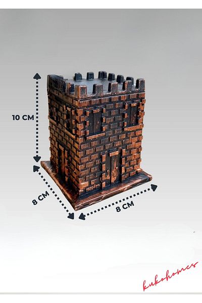 kukohomes Kale Ashtray, Odorless Ashtray, Odorless Castle Ashtray, Ashtray, Gift Ashtray, Design Ashtray