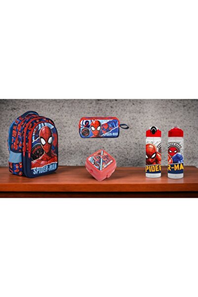 Örümcek Adam Geantă școlară Spiderman Trio Torn (set de 4 piese)