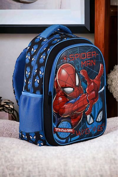 Örümcek Adam Geanta pentru școala primară Spiderman Salto Tech W2 și cutie de prânz
