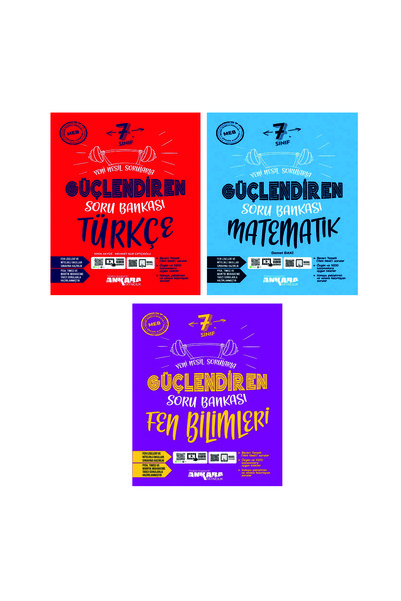 Ankara Yayıncılık Ankara Yayınları 7. Sınıf Güçlendiren Türkçe + Matematik + ...