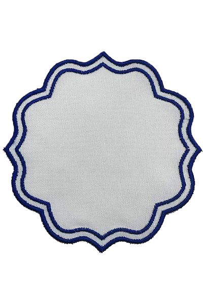 AYNAKIŞÇEYİZ 6 bucăți de șervețele și pahare de prezentare din in, potrivite pentru broderie