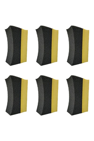 Cosmeticar 6 Adet Lastik Parlatma Süngeri U Tipi Lastik Yanağına Uygun