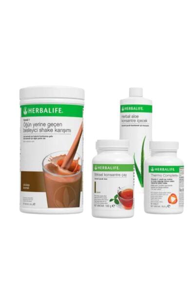 Herbalife Başlangıç Seti-7 (çikolatalı Shake 100g Klasik Çay Aleo Içecek Ther...