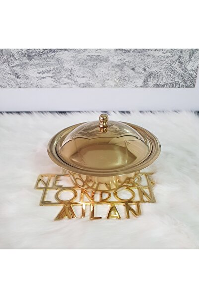 LOVYCO Gold Desenli Kapaklı Şekerlik