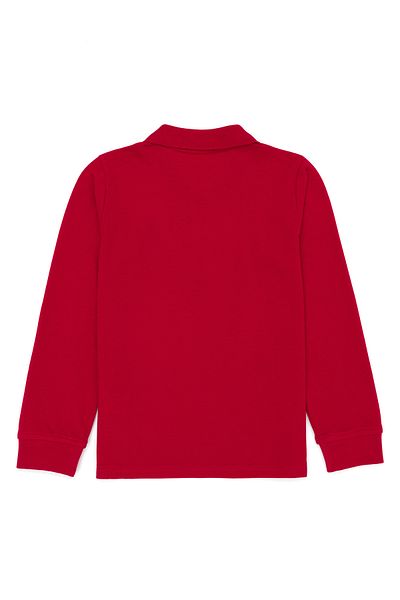 U.S. Polo Assn. BASE. Polo Assn. Red Boy's Polo Neck Long Sleeve Sweatshirt TP01KIDSSK023