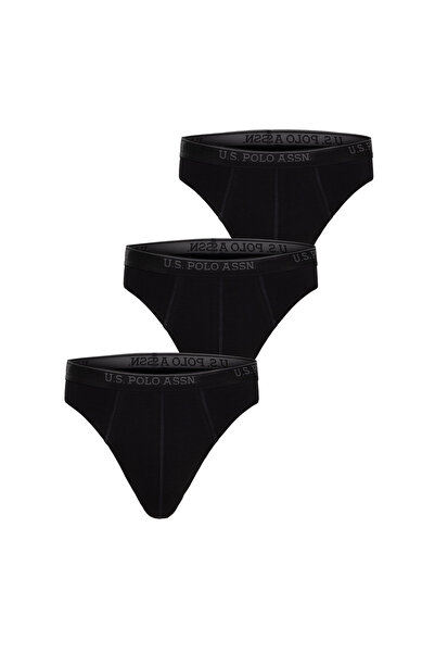 U.S. Polo Assn. U.S. Polo Assn. Black Men's Boxer 83057 - Slip - Black