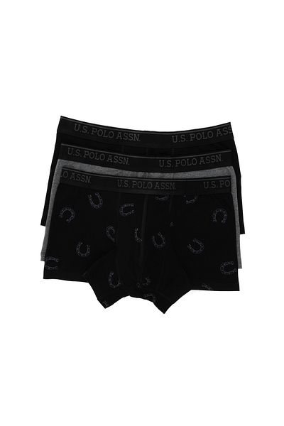 U.S. Polo Assn. Η.Π.Α. Polo Assn. 80304 Μοντέλο Μαύρο Ανδρικό Μποξερ - BOXER