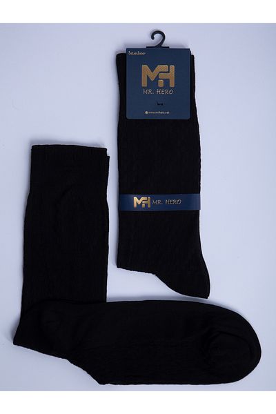 MRHERO Мъжки дълги чорапи с капка шарка, 6 броя, бамбукови