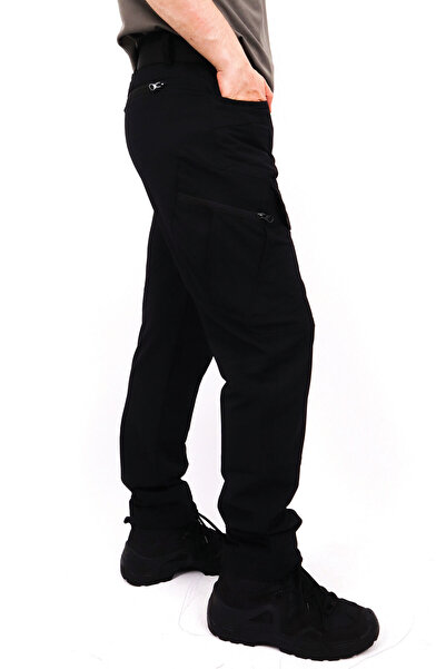 KORDAK Тактичні водовідштовхувальні штани з еластаном - Штани для трекінгу та активного відпочинку - Бежево-чорні хакі