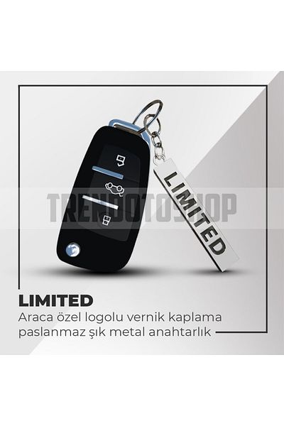 C9 Limited Compatible Stainless Metal Keychain Black