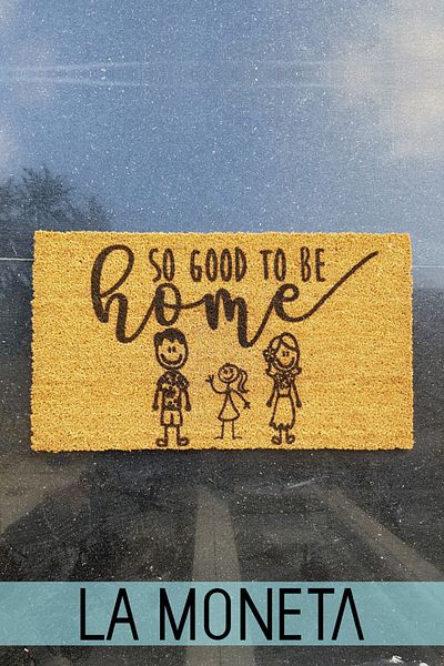 LAMONETA Stickman Family 2 Mat - so Good to Be Home