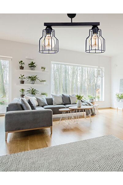 Etsylight Ametist Dizilone 2 Antre, Salon, Mutfak Avize