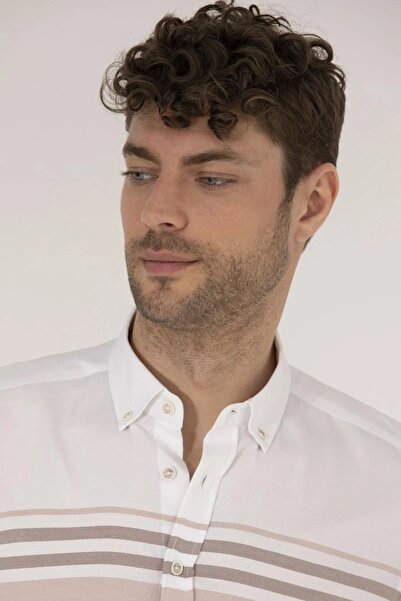 Pierre Cardin Κοντομάνικο πουκάμισο με κανονική εφαρμογή