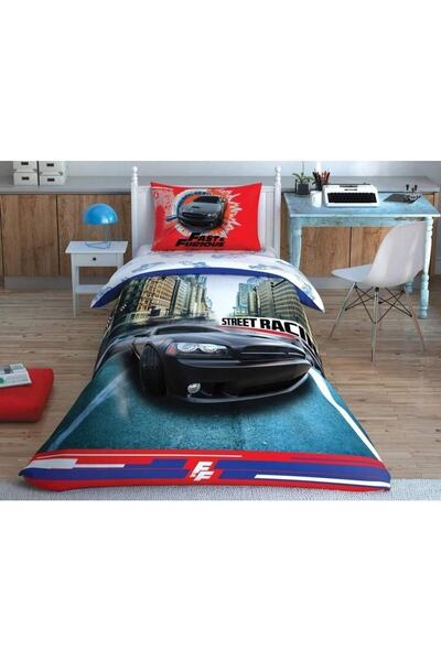 Taç Taç Lisanslı Fast Furious Tek Kişilik Nevresim Takımı