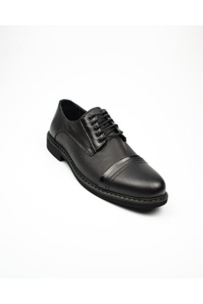 Nobel 1053-1 Чорні шкіряні класичні черевики для чоловіків