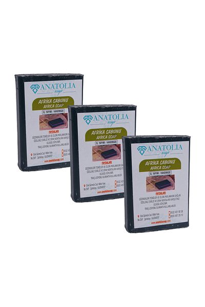 Anatolia Soap Economic Package of 3 Natural African Soaps
