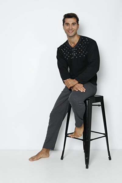 Ayans Pijama Two Thread (Thick) Men's Pajama Set