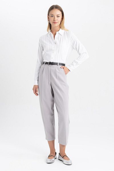 DeFacto Regular Fit Textured Long Sleeve Shirt M9480Az23Au