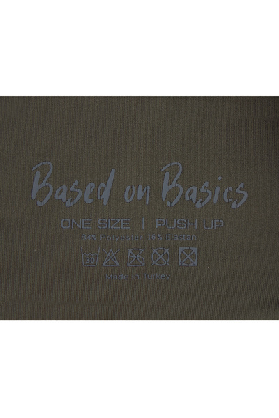 based on basics One Size Compression Shorts Khaki
