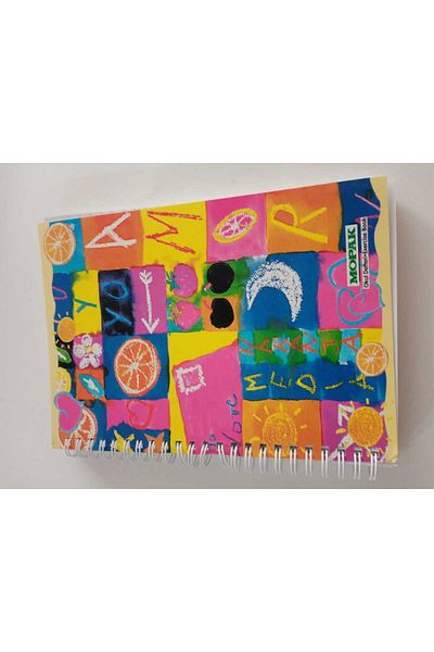 Mopak A5 CARTON COVER SIPIRAL 120 SHEETS NOTEBOOK 3PCS