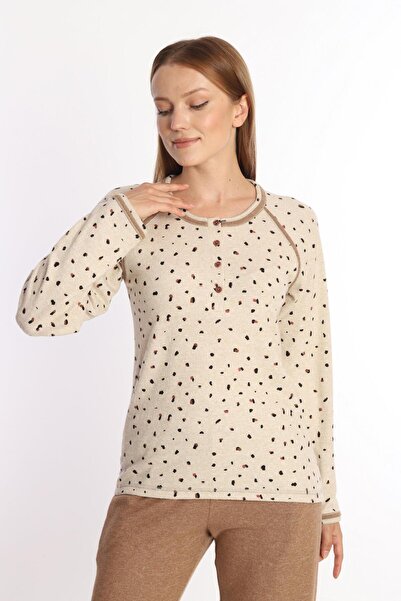 Etoile Pamuklu Yumoş Cepli Kadın Pijama Takımı