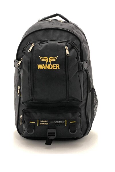 WANDER BAG 01050 Чорна рюкзак для альпіністів з підтримкою спини