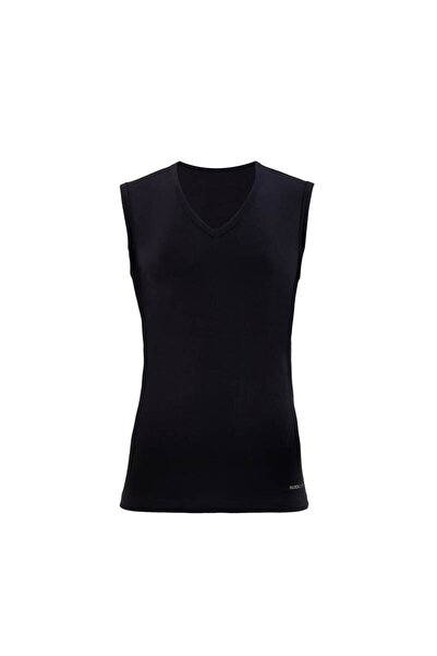 Blackspade Ανδρικό T-shirt με λαιμόκοψη V από απαλό βαμβάκι 9231 - Μαύρο