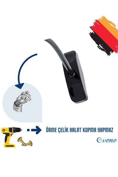 Evene Pimapen Door Lock Pimapen Window Lock Window Safety Lock Chain Lock 6 Pieces Black