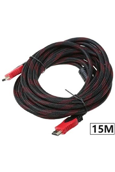 Alfais 4877 HDMİ Kablosu 15 Metre LCD Laptop 4K FHD Ara Bağlantı Kablosu