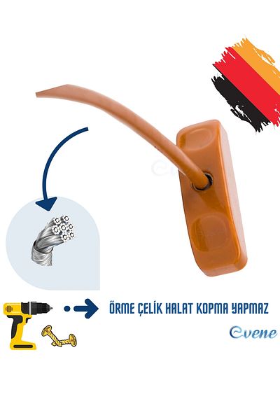 Evene Pimapen Door Lock Pimapen Window Lock Window Safety Lock Chain Lock 6 Pieces Brown