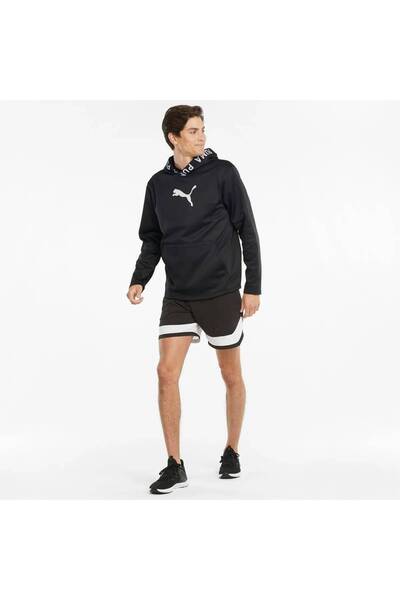 Puma 520893-01 Puma Traın Pwr Fleece Hoodıe Erkek Sweat BLACK