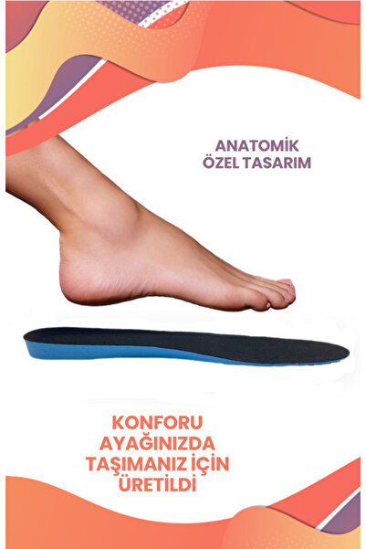 Mag Shoes Care Memory Rahat Konforlu Ayakkabı Tabanlığı, Ortopedik Yumuşak Me...