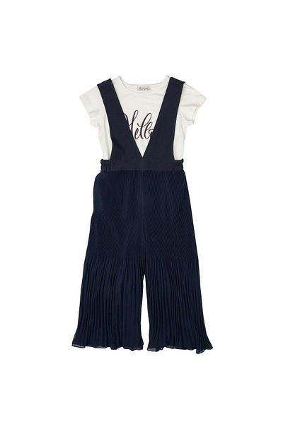 best kids Girl's Navy Blue Jumpsuit