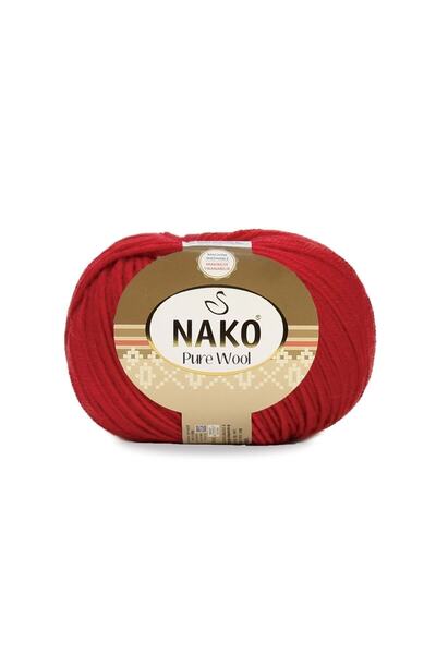 NAKO Pure Wool - Kırmızı - 6814