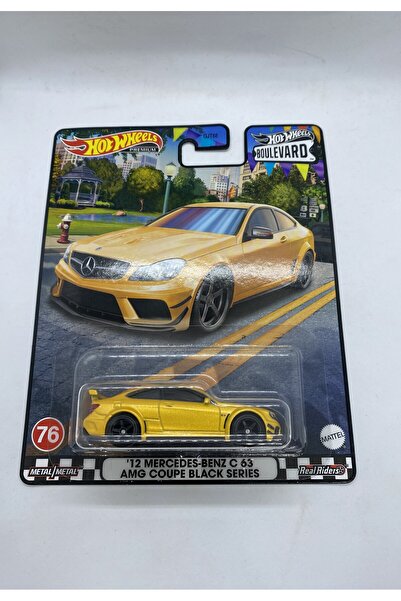 HOT WHEELS Premium '12 Mercedes-Benz C 63 AMG Coupe Black Series