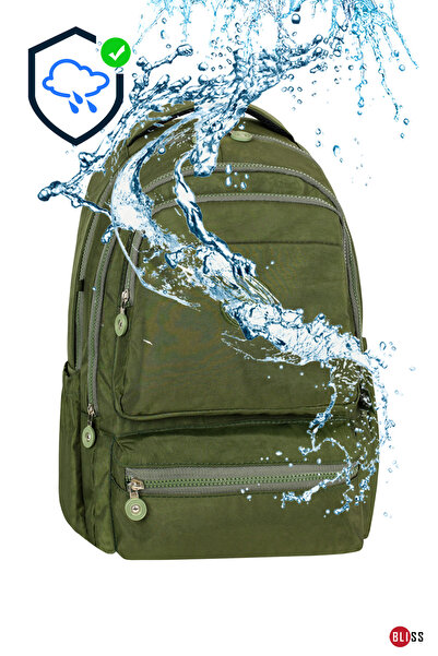 Bliss Unisex Waterproof Clinkle Backpack - Crinkle Fabric