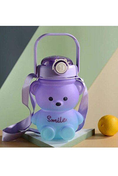 Axe Tools Smile Ayıcık Model Su Matarası Su Şişesi Suluk 800 0ml Bpa Içermez ...