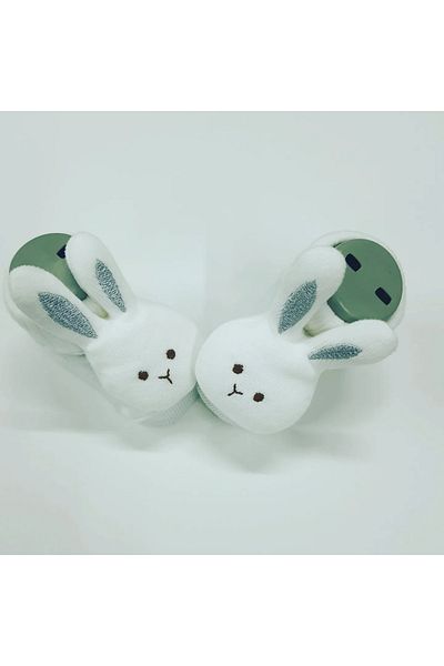 Bumbo long-eared baby socks with rabbit accessories