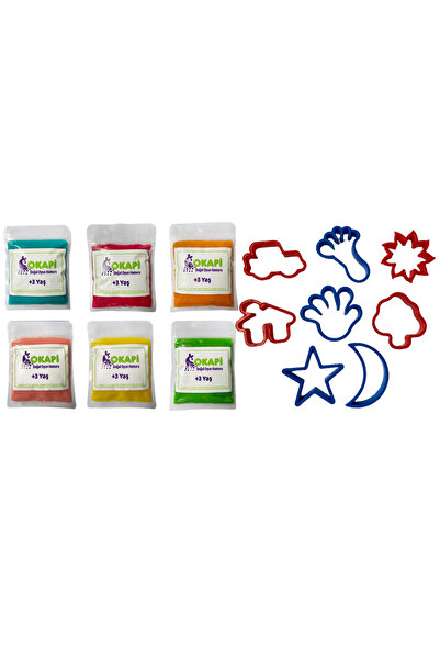 Okapi لعبة صلصال اللعب الطبيعية ومجموعة المبتدئين (ECOPACK-REFILL)