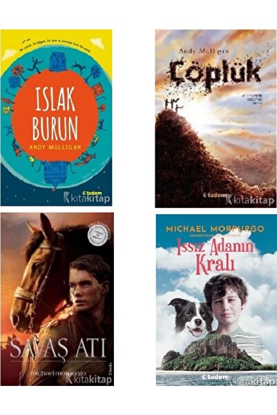 Kronik Kitap Islak Burun-Çöplük-Savaş Atı-Issız Adanın Kralı-Michael Morpurgo...