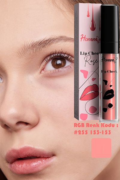 HOMM BİTKİSEL ÜRÜNLER HOMM LIFE LIP & CHEEK ROSE 5 ML