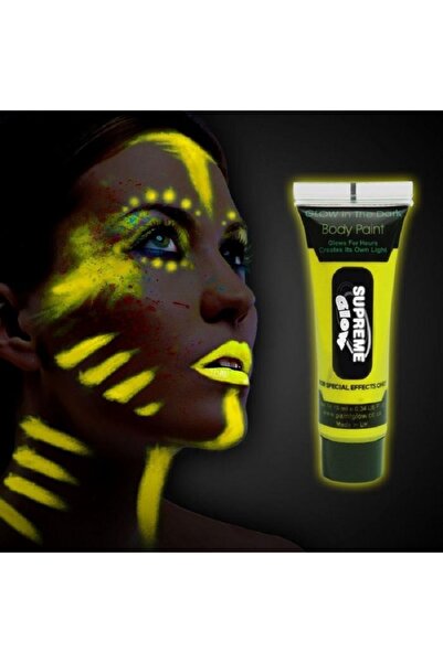 Ufuk Şaka Oyunları Merkezi Karanlıkta Parlayan Fosforlu Neonlu Glow Parti Yüz...