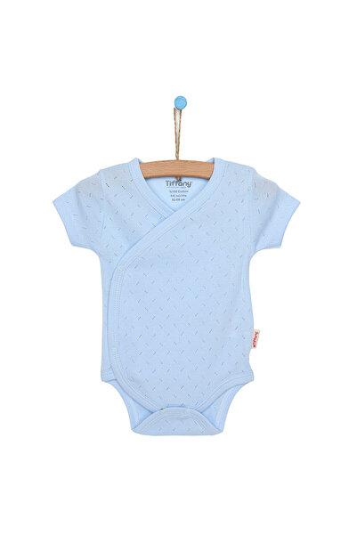 Tiffany Yenidoğan Jakarlı Kısa Kol Zıbın Body Unisex