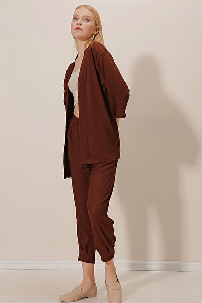 HAKKE Bürümcük Cardigan Trousers Set